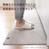 Oka PLYS Base Kitchen Mat, Approx. 23.6 x 94.4 inches (60 x 240 cm), Gray, Made in Japan, Washable