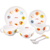 Let's Go! Anpanman 152751 Reinforced Porcelain Gift Set, Children's Tableware