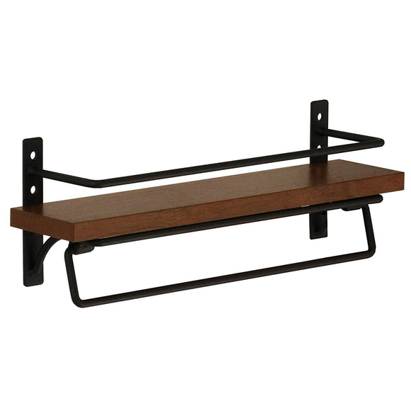 Yamasoro Towel hanger Towel holder Steel walnut With top plate Signo SIGNO 41-030