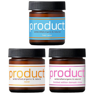 PRODUCT (The Product) Hair Wax 3 types set 42g Hair Balm Organic