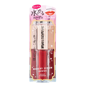 FORTUNE KOSE Watery Serum Rouge 04 Liquid Rouge Tint Rouge Lipstick Serum Formula Watery Color Moisture Lip Floral Charm Fragrance Pink Mocha 5.5ml