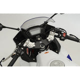 Over Racing Sports Riding Handle Kit (Handlebar, Handle Clamp, Up Spacer) Silver CBR400R [NC47] (13-16) 55-10-11