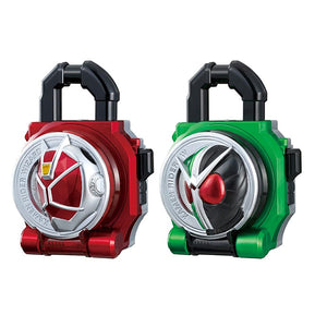 Kamen Rider Armor Take, (Gaim) DX Wizard & W (Double) Rock Seed Set