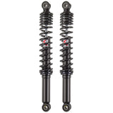 KITACO 520-1446050 Cross Cub 110 (JA45), Rear Shock Absorber, Set of 2, Oil Dampers, Black