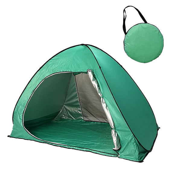 MRG One Touch Tent, Fully Closing Type, for 2 to 3 People, 78.7 x 51.2 x 51.2 INCHES (200 x 130 x 130 cm), UPF 50, UV Blocking Coating