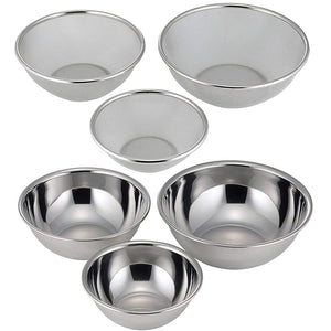 Shimomura Kihan TSUBAME Takumi Colander & Bowl, 6-Piece Set