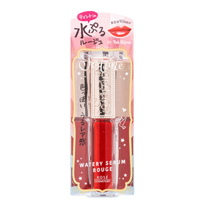 FORTUNE KOSE Watery Serum Rouge 01 Liquid Rouge Tint Rouge Lipstick Serum Formula Watery Color Moisture Lip Floral Charm Fragrance Red View 5.5mL