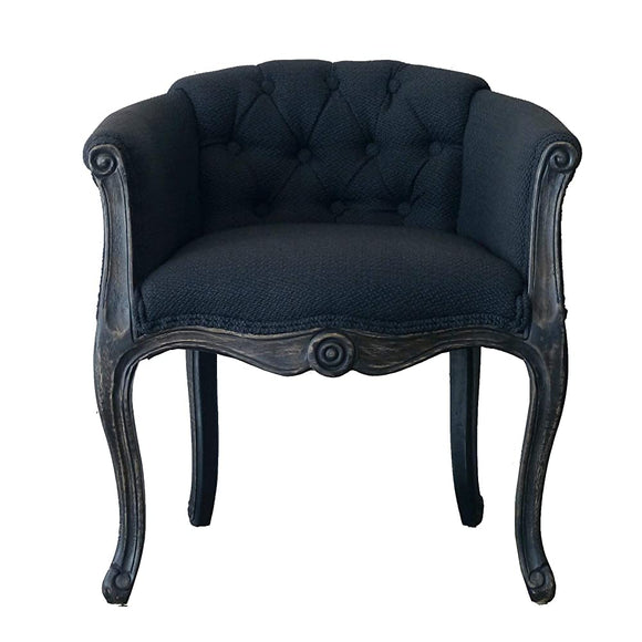 Okawa Furniture GART Chair Sekko (Material: Cloth), Black Color