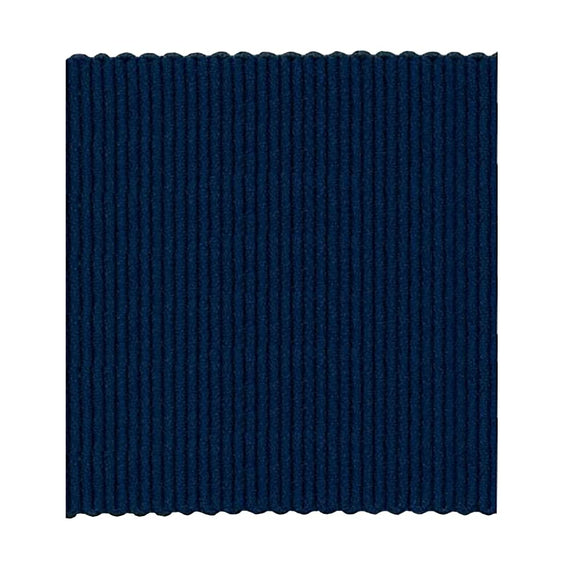 S.I.C. SIC-5033 Polyester Petasham Ribbon/Soft Stretch 36mm C/#96 Dark Navy 1 Roll (30m)