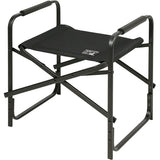 Captain Stag UC-1843 Ottoman, Footrest, Relaxing Foot Stool, Load Capacity 176.4 lbs (80 kg), CS Black Label
