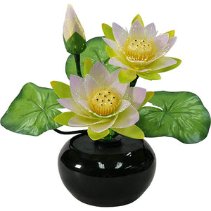 EMUKE-Buddhist altar AND Shinsumae Light Hamper, Luminous Lotus Small Height 30XW30 cm 1311010