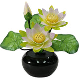 EMUKE-Buddhist altar AND Shinsumae Light Hamper, Luminous Lotus Small Height 30XW30 cm 1311010