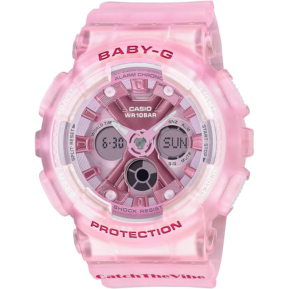 [Casio] Babygie Watch RIEHATA Supervised DANCE MODE ON Series BA-130CV-4AJF Women's Pink