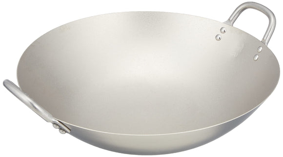 Endoshoji ATY62039 Commercial Wok, 15.4 inches (39 cm), Titanium, Made in Japan