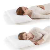 Mogu Pillow with Cover, Navy for Family Health Pillow, Total Length: Approx. 21.3 inches (54 cm), Bead Cushion, Navy Blue