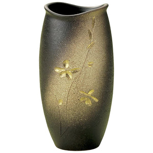 Shigaraki ware in to a Length Vase Gold Ayaka Model 1 - 2551