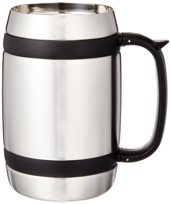 CAPTAIN STAG BBQ Cup Double Stainless Beer Mug 600