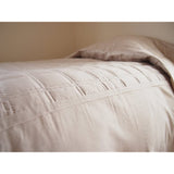 Nicol Bedspread (Bedspread) Double (D) 150cm W x 280cm L x 45cm H Beige