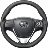 REAL (Real) Steering [Isis (Series 10: Late)] Black All Leather Silver Stitch E160-LPB-SL-ISI