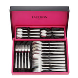 FAUCHON FA20-D20 Dessert Dinner Spoon Fork 20 Piece Cutlery Set