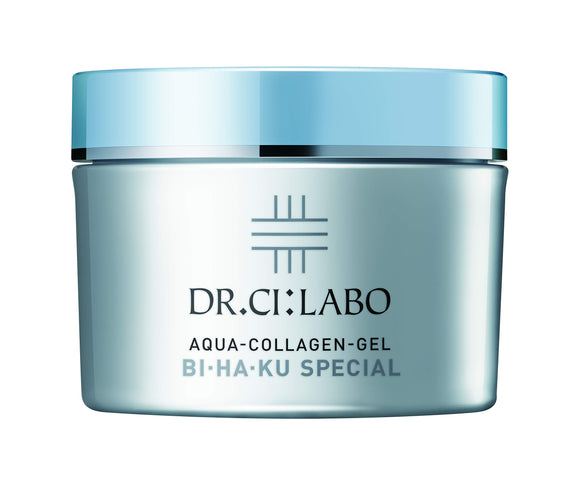 Dr. Ci:Labo Medicated Aqua Collagen Gel BIHAKU Special 18d [High Performance Gel] 200g WHITE377 Penetrating Vitamin C (APPS) Fullerene Blend All-in-One Big Size