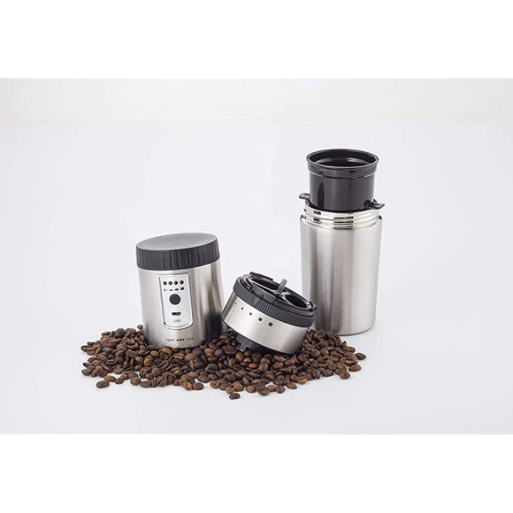 Giaretti Portable Coffee Maker with Electric Mill