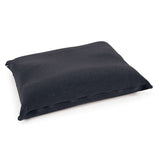 Mogu Pillow with Cover, Navy for Family Health Pillow, Total Length: Approx. 21.3 inches (54 cm), Bead Cushion, Navy Blue