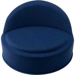 EXGEL Floor Punifit Cushion, Floor Won't Hurt Butt, Made in Japan, Cute, Round, Mini Floor Chair, Prevents Lower Back Pain, Knee Pain Prevention, Marine Blue