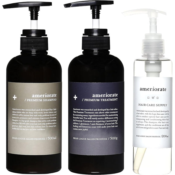 Ameliolite Premium Shampoo & Treatment (Shampoo & Treatment + Supplement)