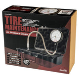 Amon 8820 Air Gauge, Premium Grade, Gauge Diameter 3.1 Inches (78.5 mm), SHOCKPROOF HARD Case Included