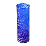 Flower Market Pro Cylinder Flower Base Handmade Vase 30x10cm Blue Made in Japan 5594BU-OT