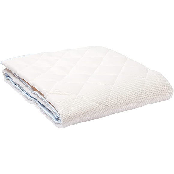 huransubeddo Bed Pad, White Double moisukea Mesh Padding 35940300