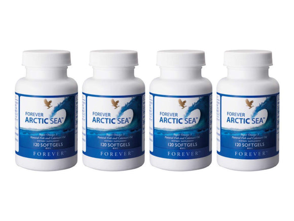 FLP Arctic Sea Omega-3 fatty acids (EPA DHA) 120 tablets, set of 4
