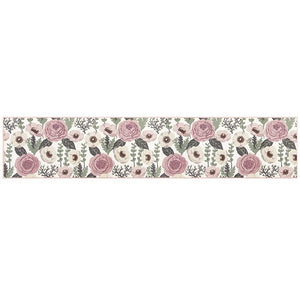 Senko S.D.S 32746 Plan Deful Kitchen Mat, Approx. 19.7 x 94.5 inches (50 x 240 cm), Pink, Floral Pattern, Antibacterial, Odor Resistant, Made in Japan