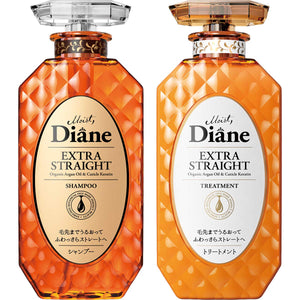 Shampoo & Treatment [Straight] Floral & Berry Fragrance Diane Perfect Beauty Extra Straight Set 450ml×2
