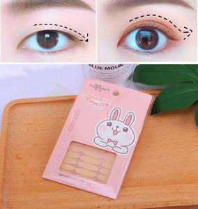 YUHAN Double Sided Eyelid Tape, 144 Pieces, Single Sided, Mesh Eye Tape, Ultra Thin, Skin Color, Strong, Waterproof, Naturally Inconspicuous (Half Moon Thick)