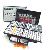 Handmade Mahjong Tile Set, Cheap and Standard Size Popular Mahjong Tiles