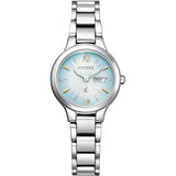 [Citizen] Cross Sea Watch "CITIZEN Disney Collection" xC World Limited 1200 pieces Eco Drive EW3221-51L Women's Silver