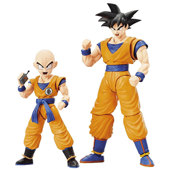 Figure-rise Standard Dragon Ball Son Goku & Krilin DX Set, Color Coded Plastic Model