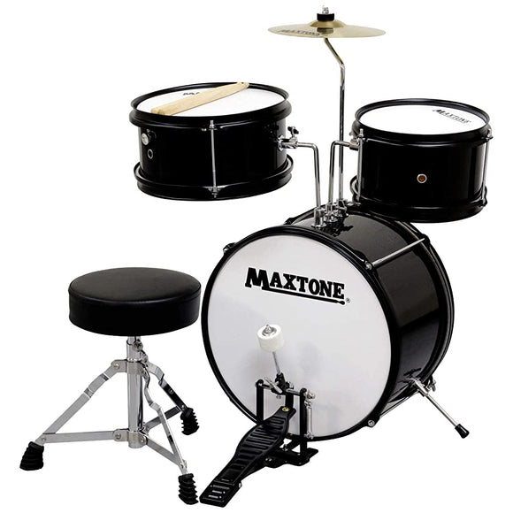 MAXTONE MX-60 Junior Drum Set, Black