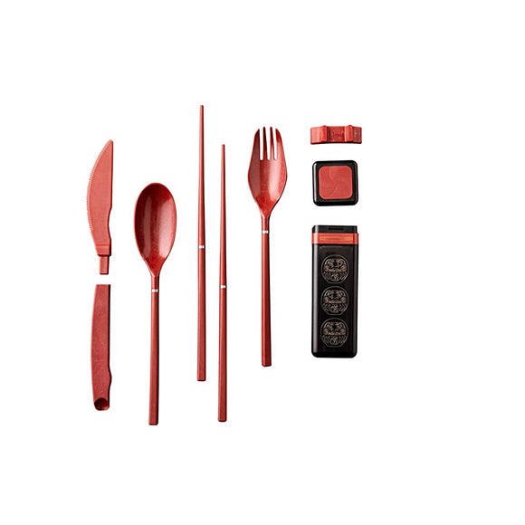 S+ Cutlery Cutlery Set (Daruma (Red))