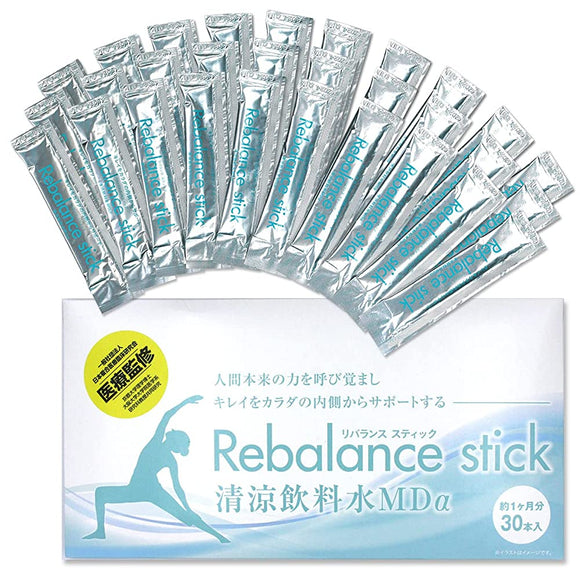 Rebalance stick (30 rebalance sticks) MDα soft drink [Recommended by Japan MDα Health Promotion Association]