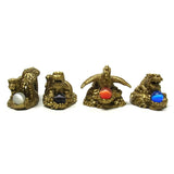 Feng Shui – Good Luck Figurine Four God Beast Set (Small) [Goods] [guttu] [Item]