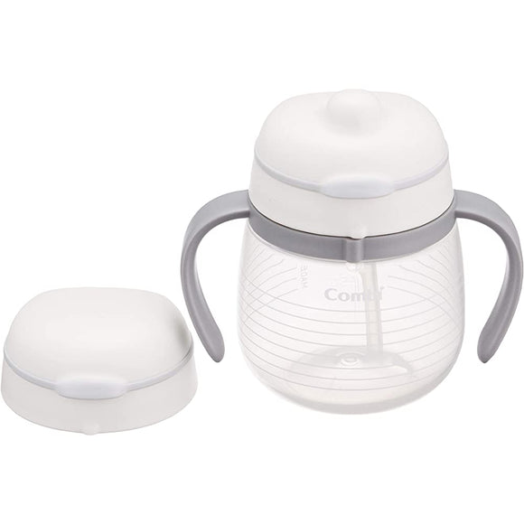 Combi Lakumug, Straw & Cup, First Set, Border, White, 2 Assorted