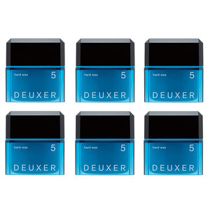 Number Three DEUXER Hard Wax 5 (Set of 6), Hair Wax, Floral Berry, Blue (x6)