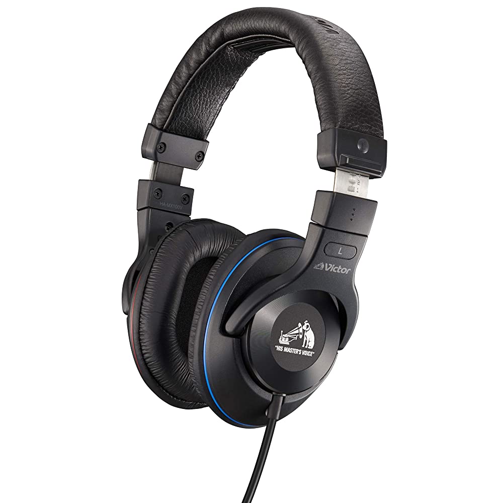 【美品】JVC Victor HA-MX100V Produced by VI… Victor JVC HA-MX100V Studio Monitor Headphones, Hi-Res Enclosed