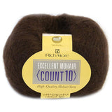 Hamanaka 6289 Richmore Excellent Mohair Count 10 Yarn, Thick, Col.77 Green Type, 0.7 oz (20 g), Approx. 66.8 ft (200 m), Set of 10