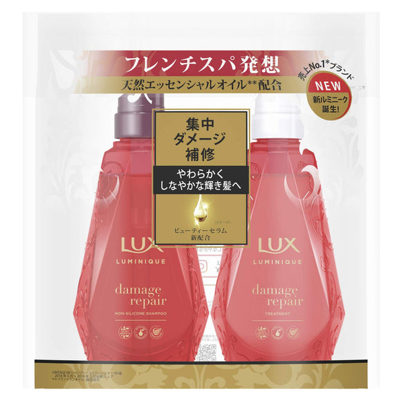 LUX Lux Luminique Damage Repair Pump Pair 450g+450g Shampoo Rose, Peach