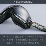 DICE BANK Snow Goggles, Made in Japan, Skiing, Snowboarding, Water Repellent, Premium Anti-fog Anti-Fog, Compatible with Glasses