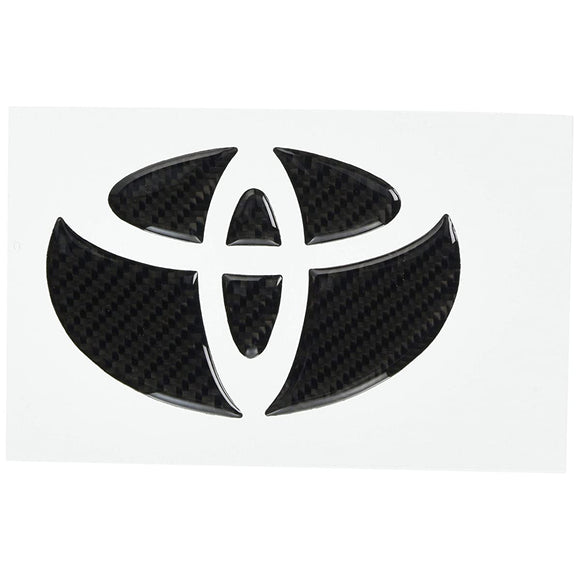 Hasepro Magical Carbon Neo Rear Emblem (Black) TOYOTA 1 Estima ACRGSR 50 Series Net-1